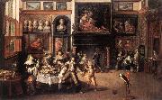 FRANCKEN, Ambrosius Supper at the House of Burgomaster Rockox dhe oil painting picture wholesale
